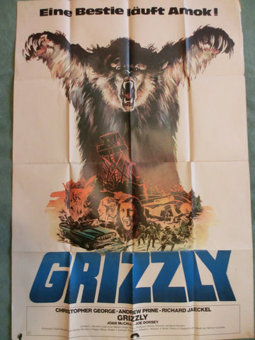 Grizzly - Eine Bestie läuft Amok A0  Plakat
