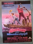 Abenteuer am Mississipi  Plakat A1 ( Zeichner Klaus Dill ! )