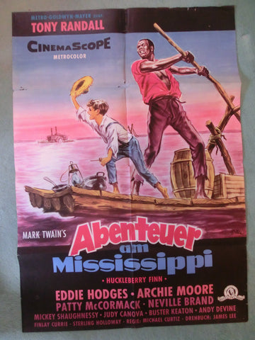 Abenteuer am Mississipi  Plakat A1 ( Zeichner Klaus Dill ! )