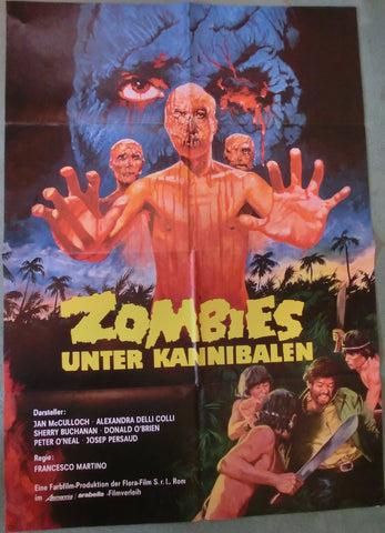 Zombies unter Kannibalen Plakat A1 Format