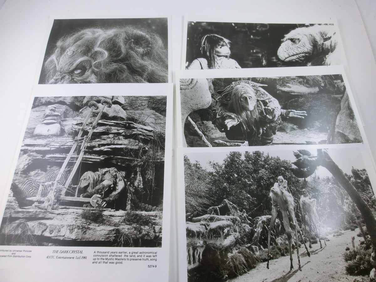 The Dark Crystal  9 s/w Aushangfotos Lobby Cards 25 x 20 cm