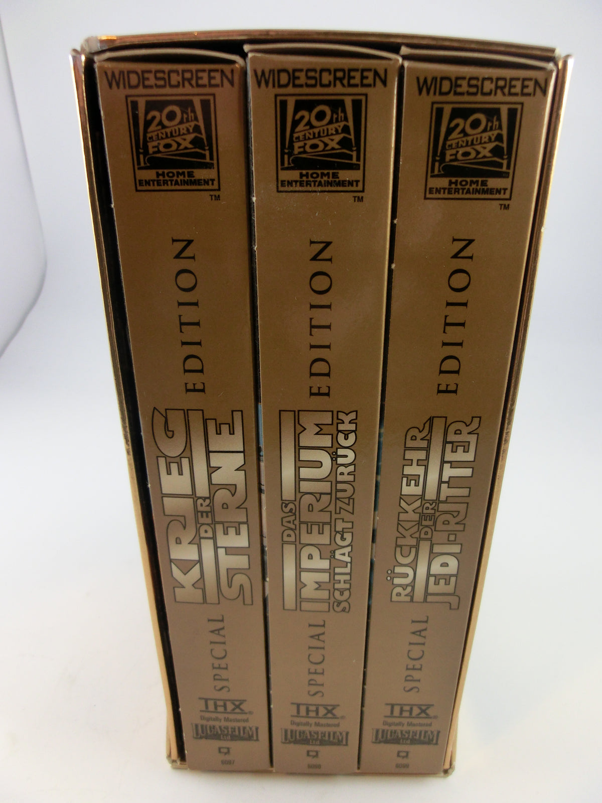 Krieg der Sterne Trilogie VHS Box Special Edition Fox, mit Prospekt!