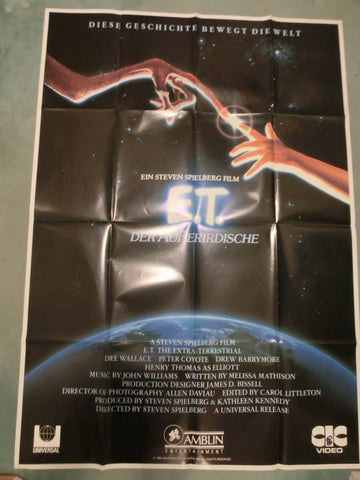 E.T. - Der Ausserirdische - A0-Video-Plakat