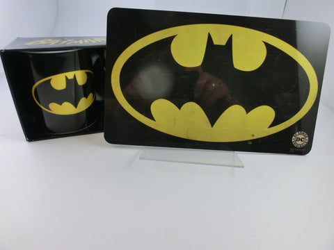 Batman - Frühstücks-Set - Becher + Brettchen