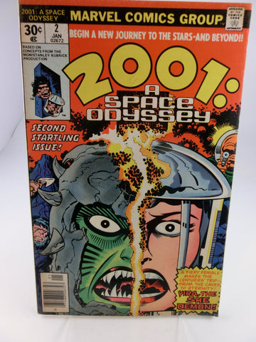2001 - A Space Odyssey - Marvel Comic 2. Jan. 1976  Second startling issue