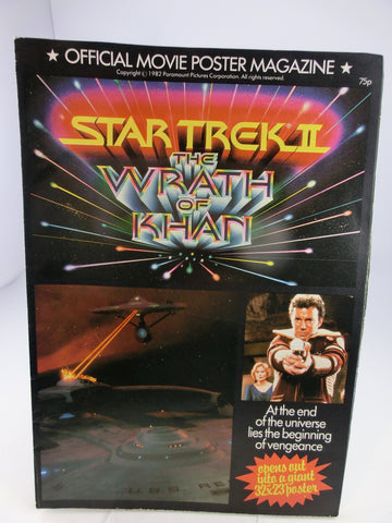 Star Trek II Wrath of Khan off. Movie Poster Magazine