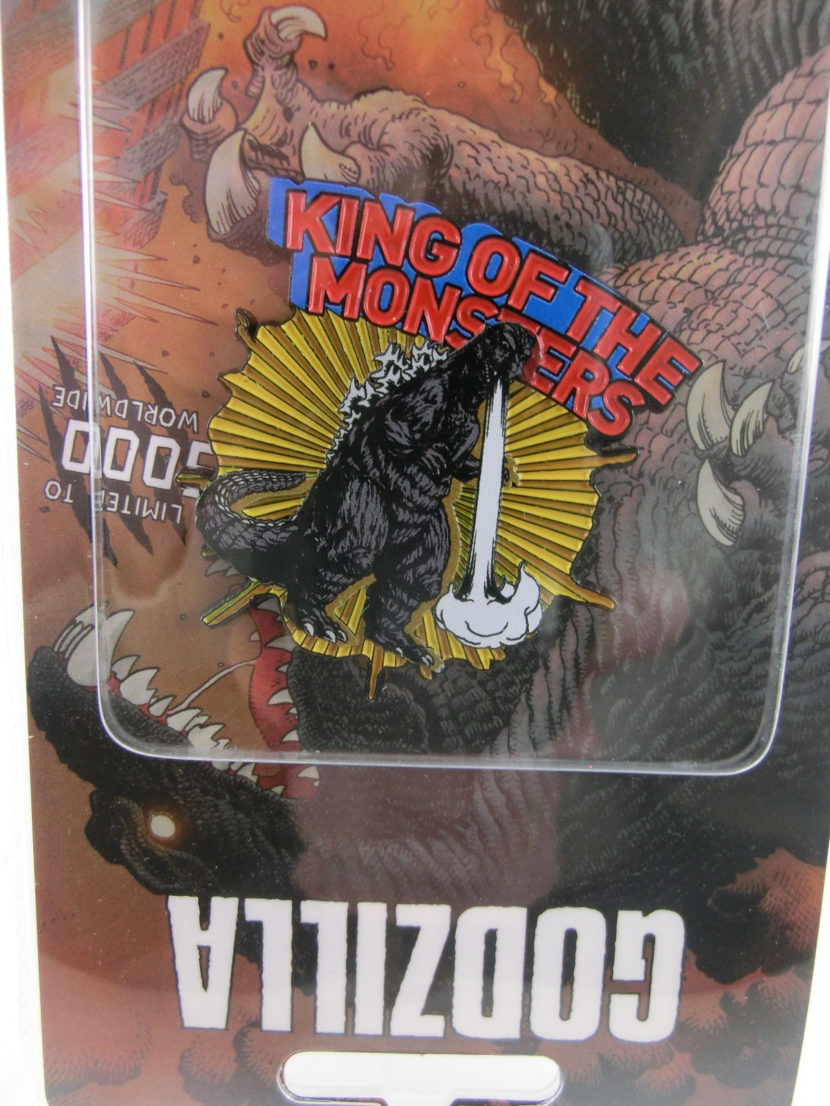 Godzilla Pin, Badge, Anstecker 40th ASnniv. Tiamat - limitiert auf 5000 Stk.