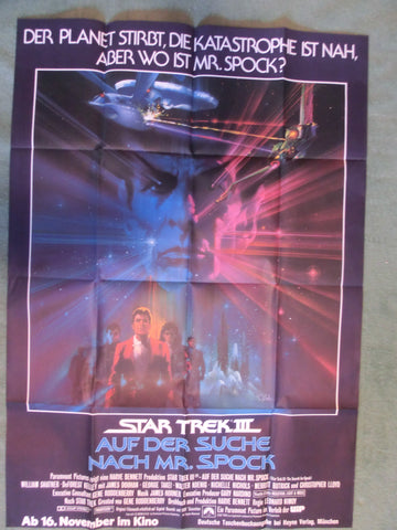 Star Trek III Auf der Suche nach Mr. Spock A0 Plakat