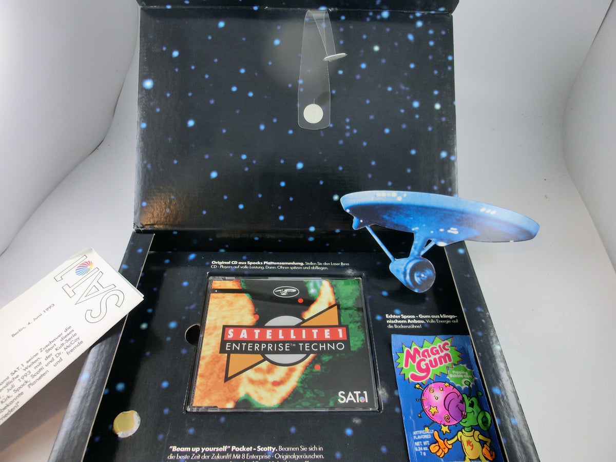 Star Trek SAT 1 Serien-Start von 1993 - Pressebox mit giveaways, kpl.