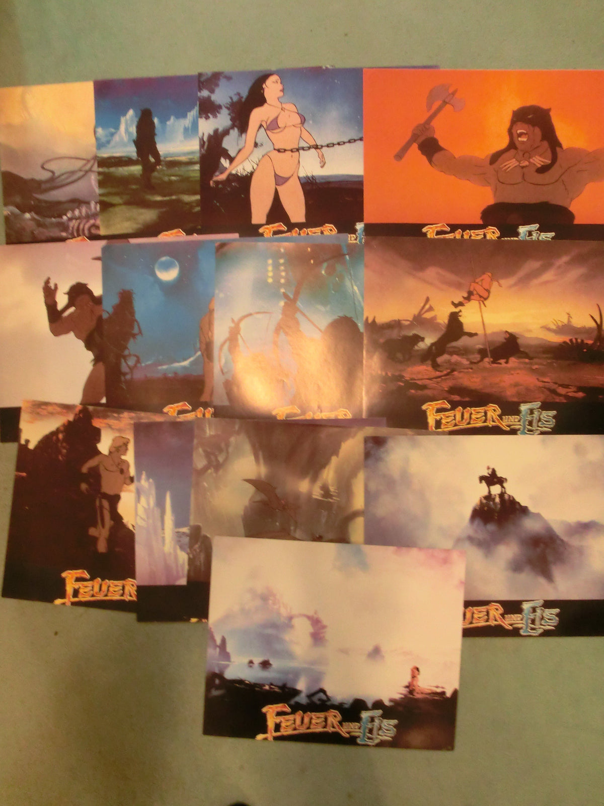Feuer und Eis  13 Aushangfotos Lobby Cards