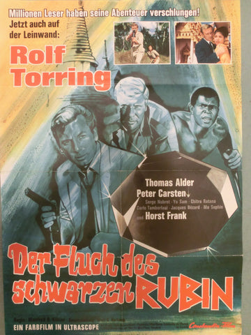 Rolf Torring - Der Fluch des schwarzen Rubin Plakat A1