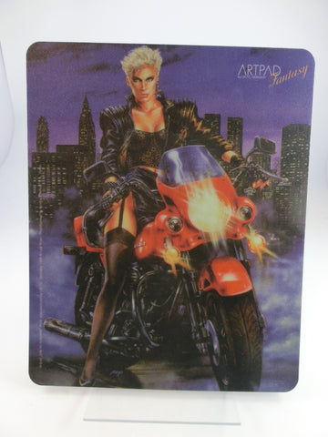 Luis Royo Lady on Motorbike Mouse Pad 24 x 20 cm