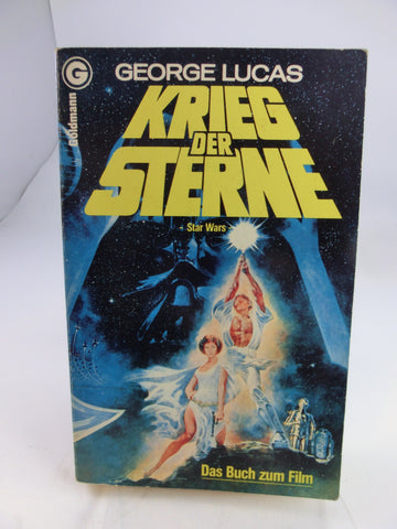 Krieg der Sterne - Roman George Lucas , Goldmann 1. Auflage