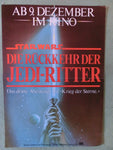 Die Rückkehr der Jedi-Ritter seltenes kleines Teaser Plakat 42 x 30 cm