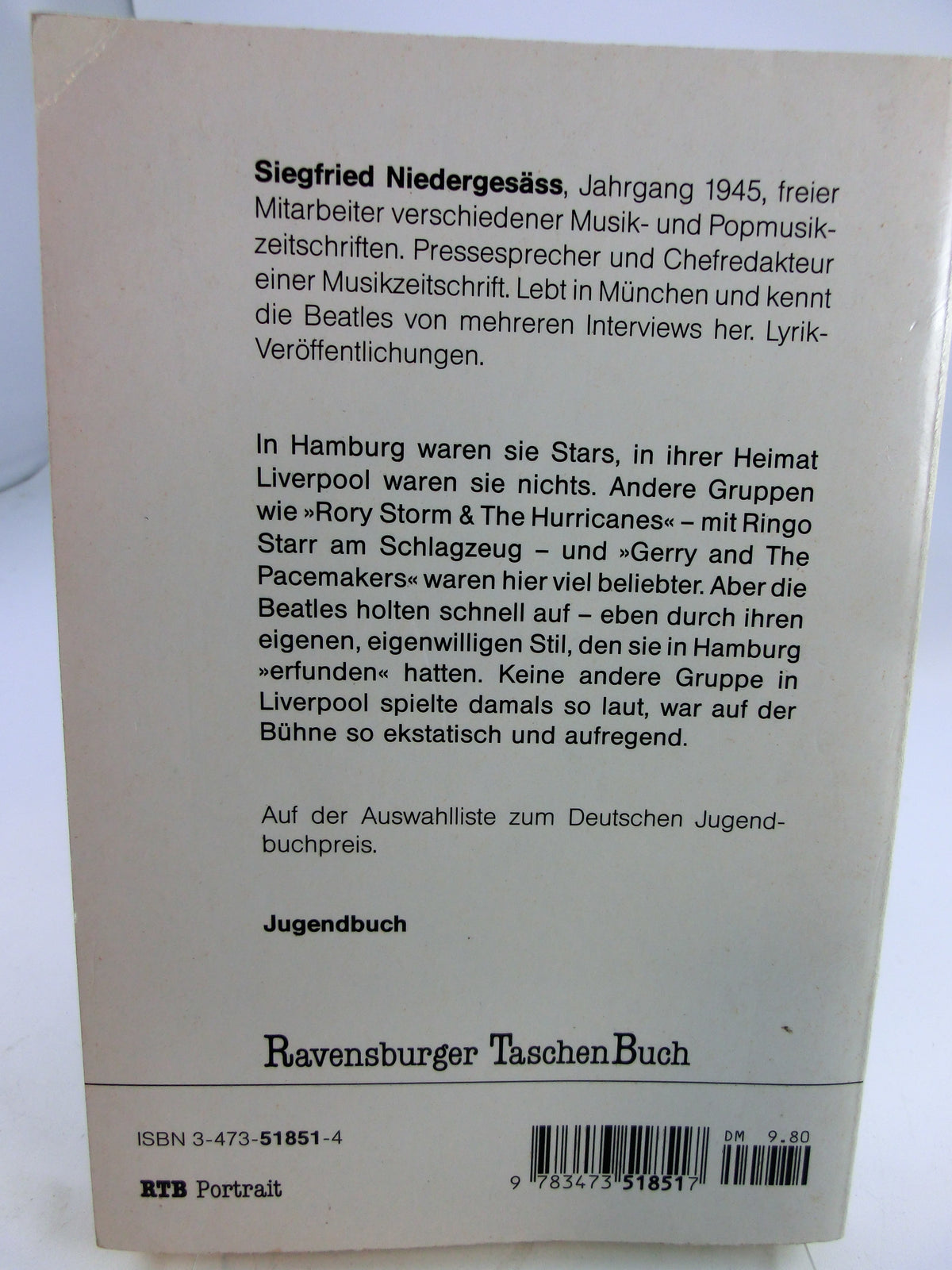 Die Beatles / Siegfried Niedergesäss / Ravensburger Tb 1991