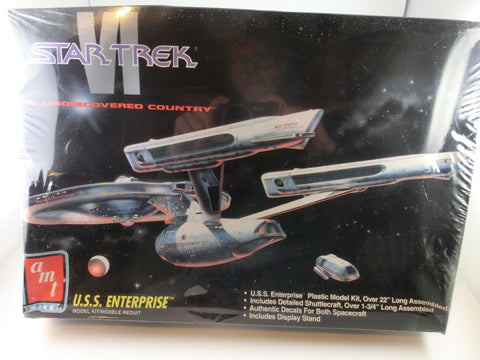 Enterprise Star Trek VI  Bausatz amt / Ertl 56 cm, mit Shuttle