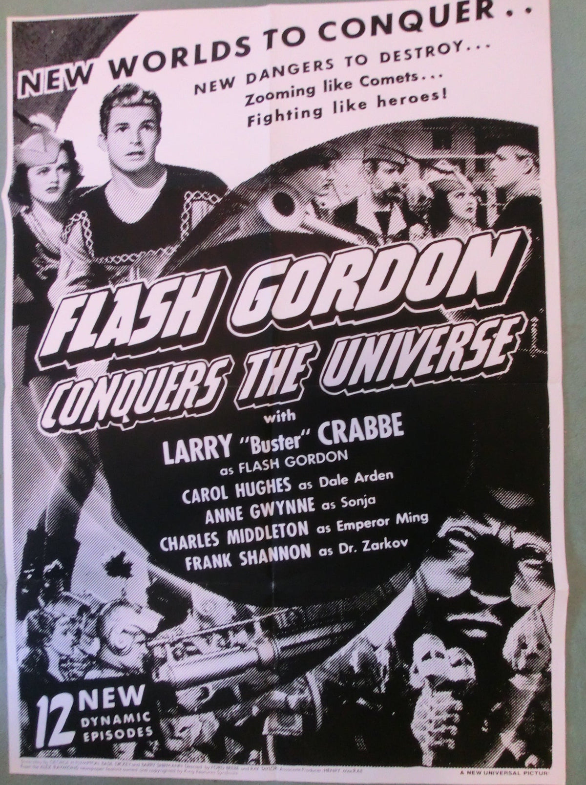 Flash Gordon Photoplakat US-Format 11 x 14 " (100 c 65 cm)