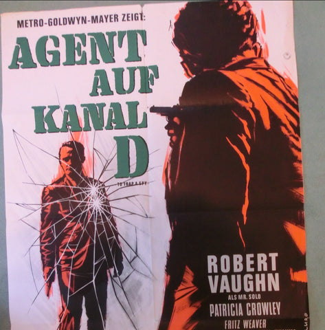 Agent auf Kanal D (Solo für O.N.C.E.L ) Plakat A1