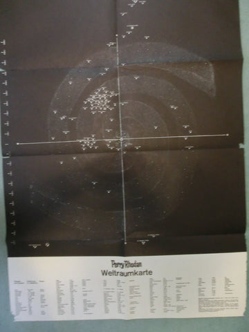 Perry Rhodan Weltraumkarte - 1. Auflage