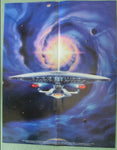 TNG Enterprise D Poster des US-Star Trek-Fanclubs 52 x 42 cm