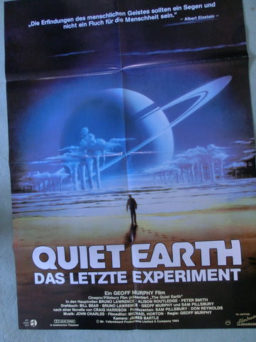Quiet Earth - Das letzte Experiment Plakat A1