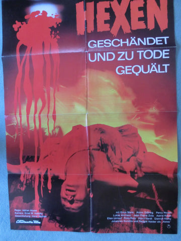 Hexen - Geschändet und zu Tode gequält Plakat A1