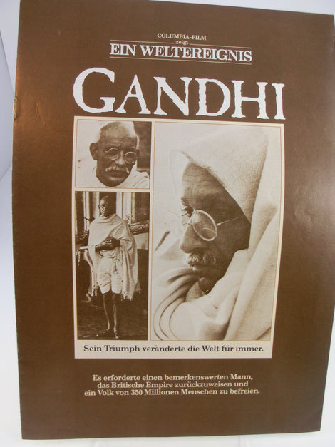 Ghandi Info-Flyer , 8 Seiten, 30 x 21 cm
