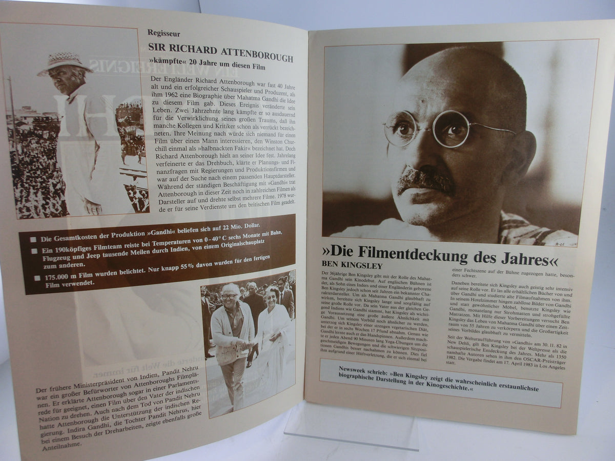 Ghandi Info-Flyer , 8 Seiten, 30 x 21 cm
