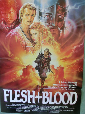 Flesh + Blood - Rutger Hauer Plakat A1
