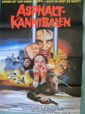 Asphalt Kannibalen Plakat A1