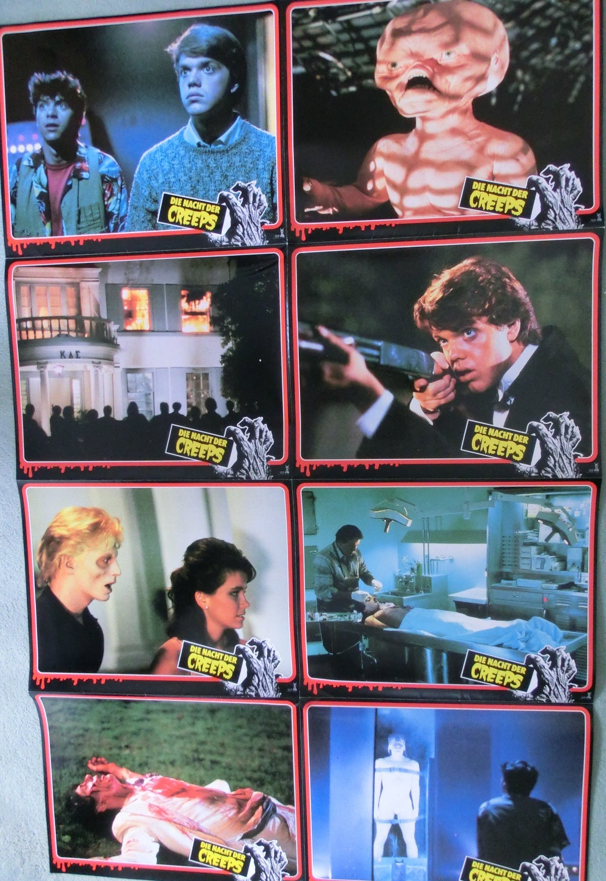Die Nacht der Creeps 16 Aushangfotos Lobby Card