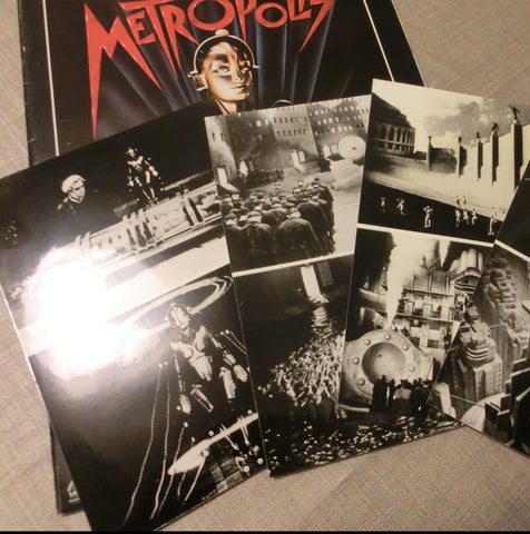 Metropolis ( Moroder )  WA - Presseheft 30 x 21 cm mit 4 Fotos