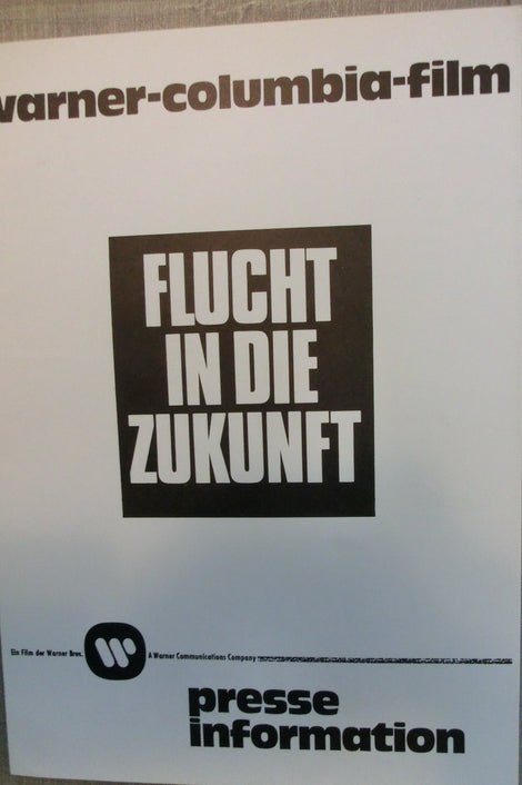 Flucht in die Zukunft Presseheft