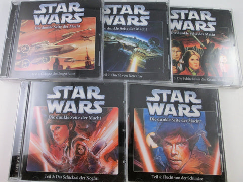 Star Wars Die Dunkle Seite der Macht 1 - 5 Hörspiel-CDs
