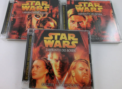 Star Wars Labyrinth des Bösen 1 - 3 Hörspiel-CDs