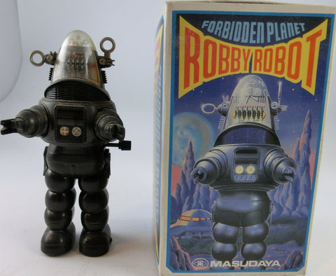 Robby, the Robot 10 cm Aufziehantrieb Masudaya 1985