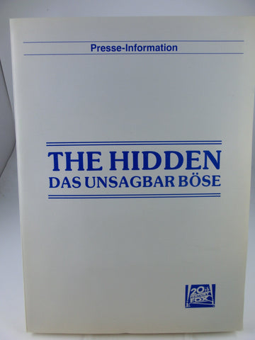 The Hidden Presseheft mit 4 Fotos