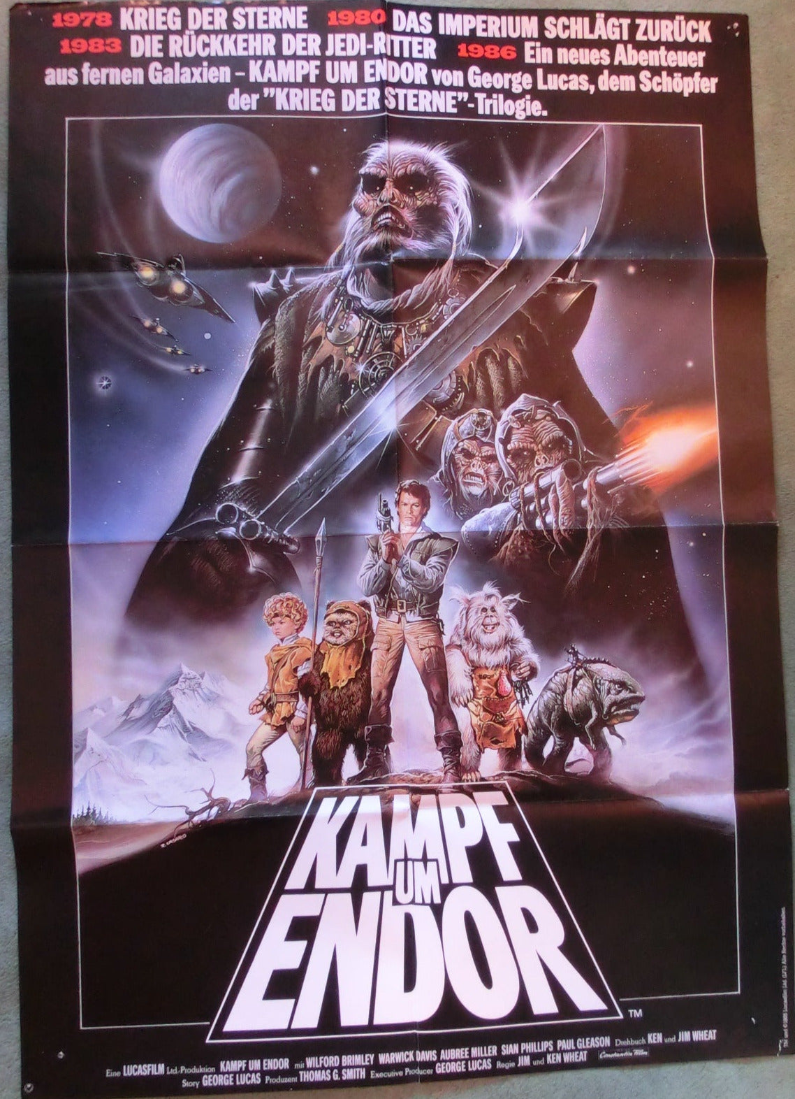 Star Wars - Kampf um Endor Plakat A1