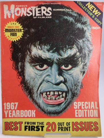 Famous Monsters of Filmland Collectors Copy Yearbook 1967