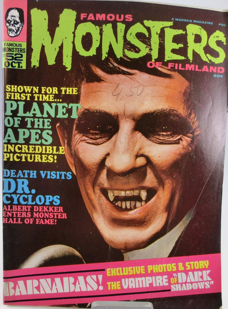 Famous Monsters of Filmland No. 52 1968