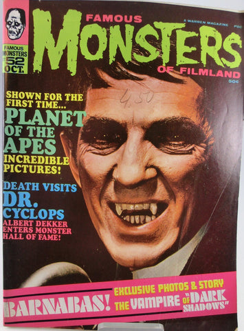 Famous Monsters of Filmland No. 52 1968