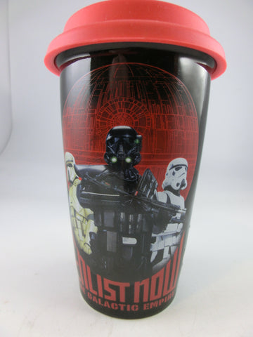 Star Wars Rogue One "Enlist Now" To-Go- Becher Keramik/Gummiverschluss