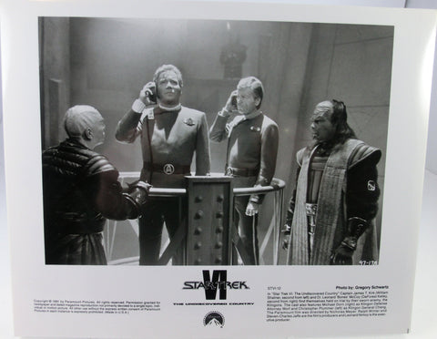 Star Trek VI Undisc. Country Pressefoto Kirk/McCoy 26x21cm
