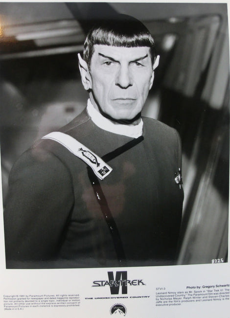 Star Trek VI Undisc. Country Pressefoto Spock 26x21cm