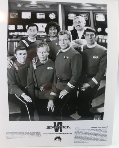 Star Trek VI Undisc. Country Pressefoto Crew 26x21cm