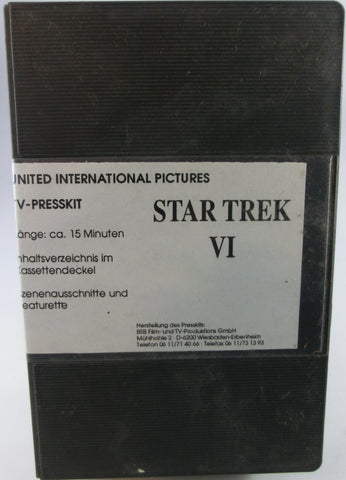 Star Trek VI TV-Presskit Betamax tape!