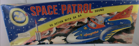 Space Patrol - Go Action with Da - Da Sound MF 742 Blechspielzeug