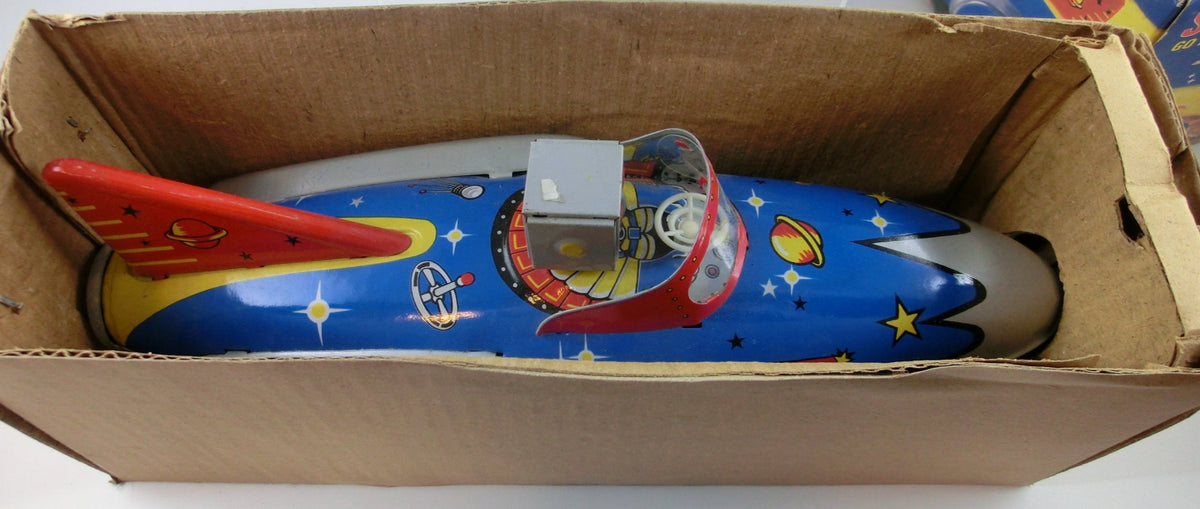 Space Patrol - Go Action with Da - Da Sound MF 742 Blechspielzeug
