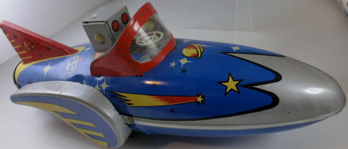 Space Patrol - Go Action with Da - Da Sound MF 742 Blechspielzeug