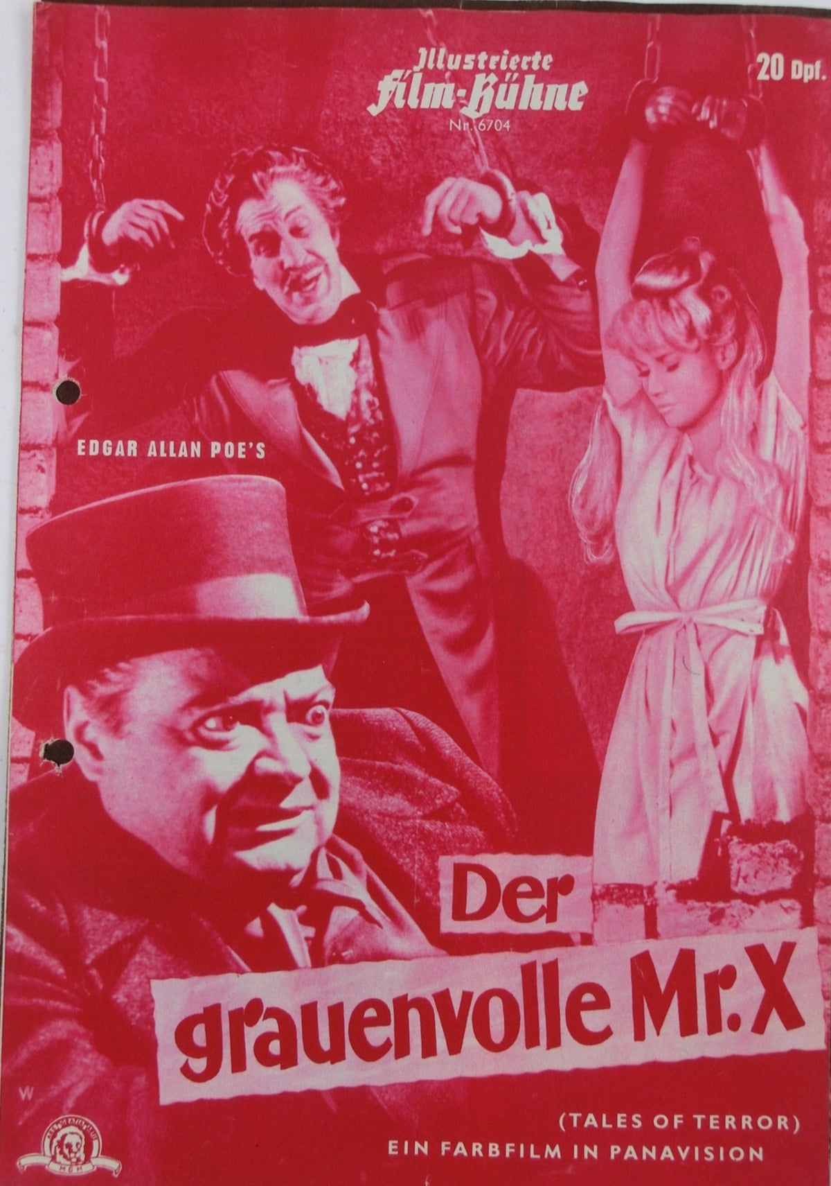 Der grauenvolle Mr. X Illustrierte Film-Bühne 6704 - gelocht